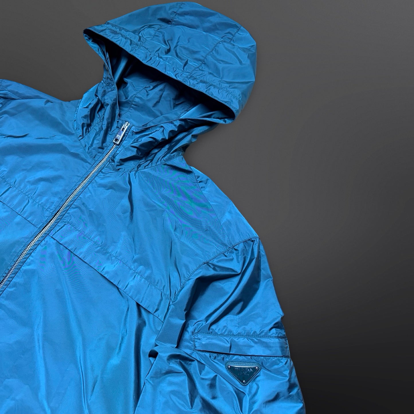 Prada Nylon Jacket – Grøn – Str. 58 (L-XL)