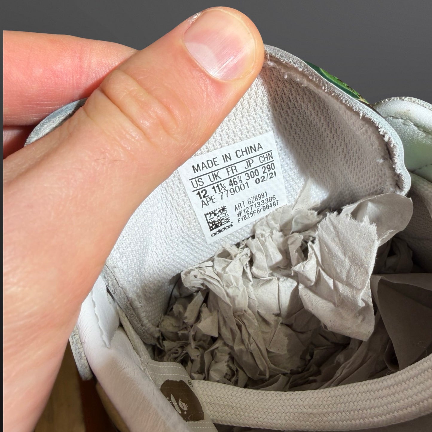 BAPE x adidas Superstar “Camo” – Str. 46