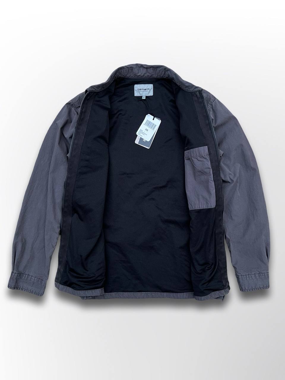 Carhartt Kenard Shirt Overshirt Grå Skjorte Carhartt WIP Helt Ny og Ubrugt XS herre
