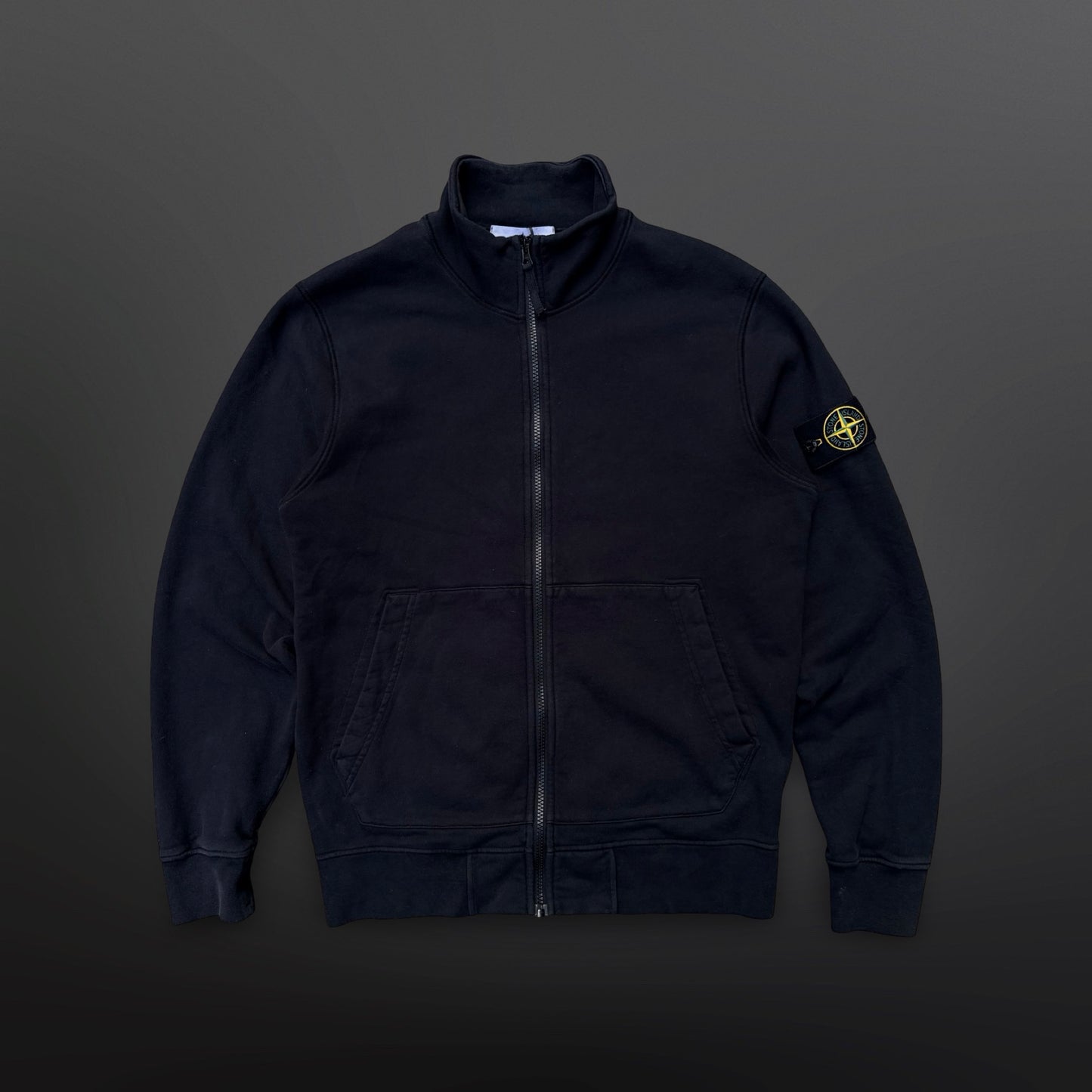 Stone Island Full Zip Sweatshirt – Black M Medium