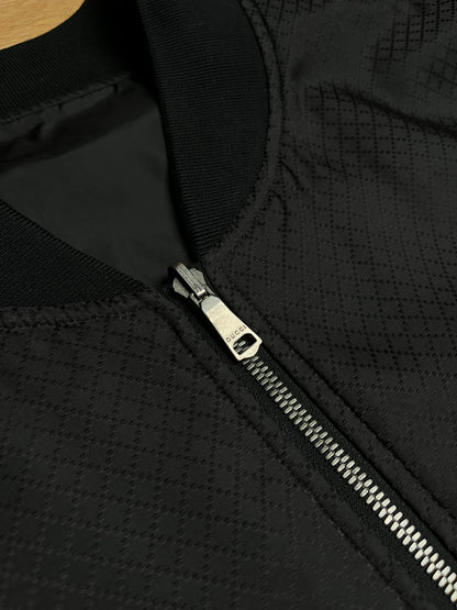 Gucci Reversible Bomber Jacket – Sort – Str. 52 Medium herre