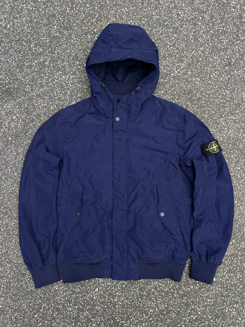 Stone Island Windbreaker Efterårsjakke L Large Navy 641540822