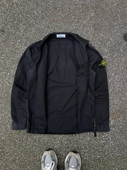 “Brugt Overshirt Stone Island i S Small Sort 7115115WN”