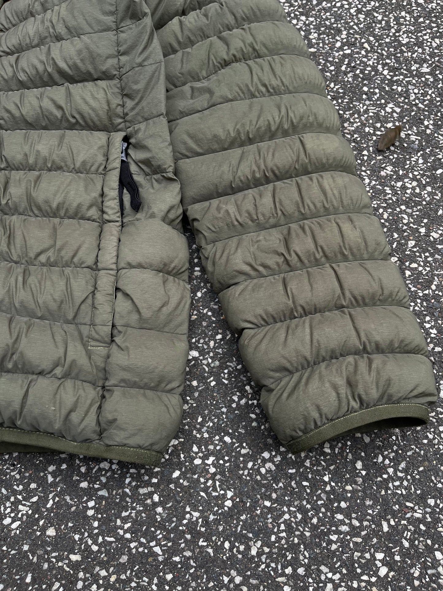 Stone Island Lightweight Down Jacket Olive Green, Str. L