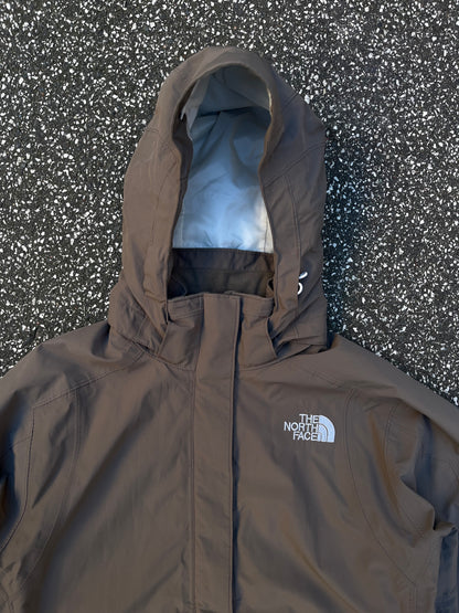 The north face jakke Skijakke regnjakke skaljakke i brun L large dame