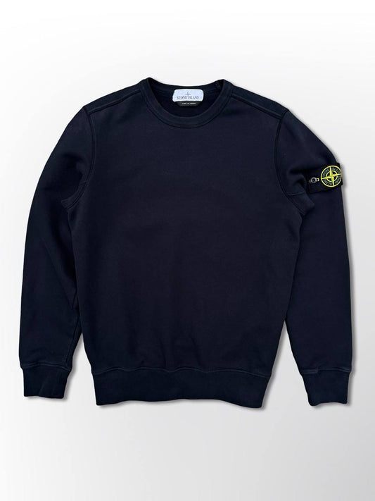 Stone Island Sweatshirt Brugt Used i Mørkeblå Small 711562720