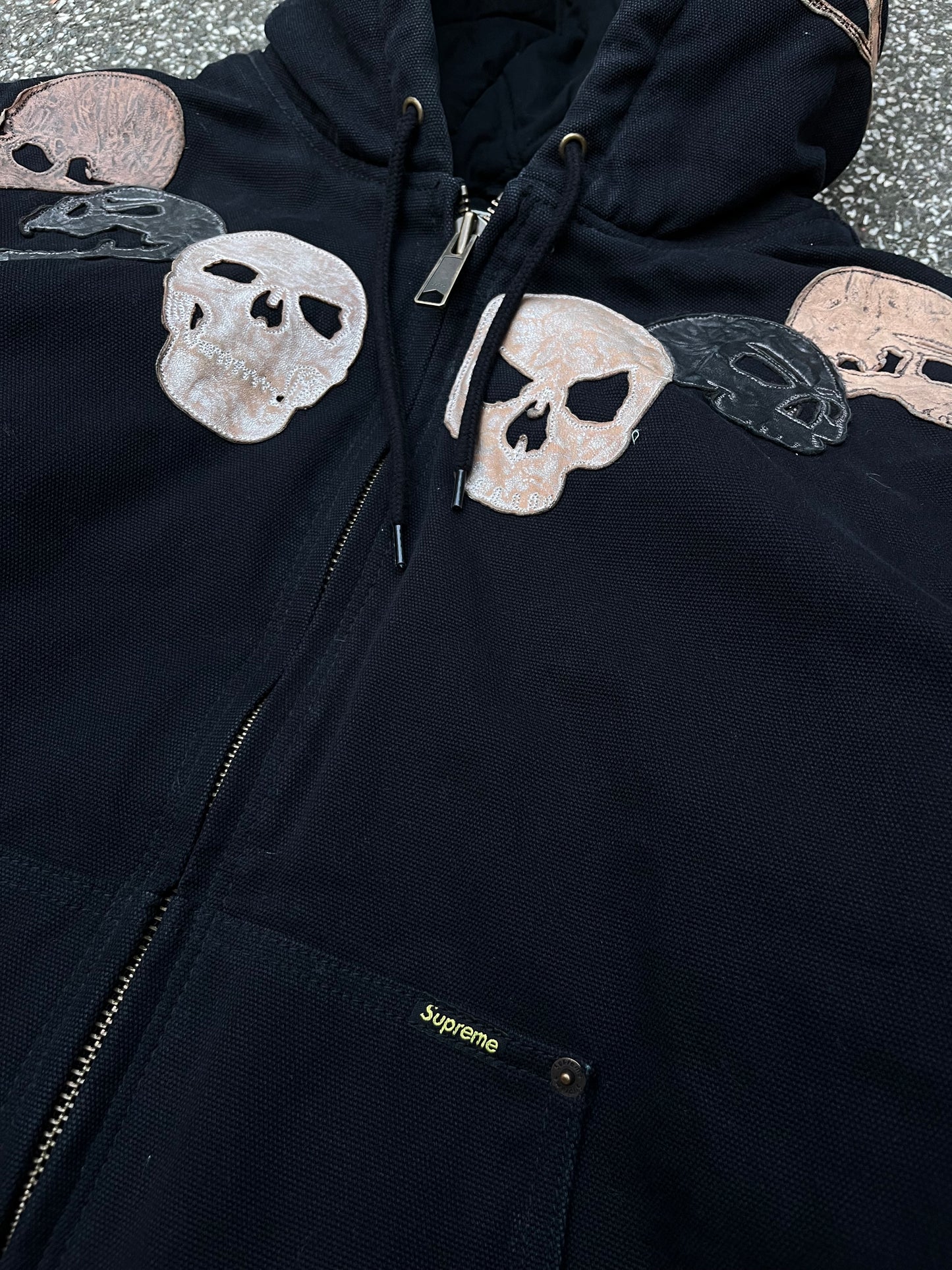 Supreme The Great China Wall Jakke M Medium Sort