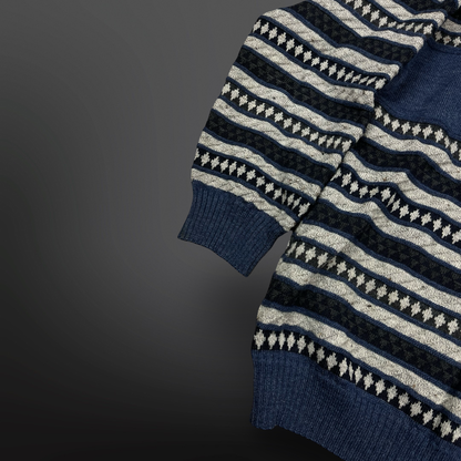 Burberrys of London Striktrøje – Vintage Wool Knit Made in England