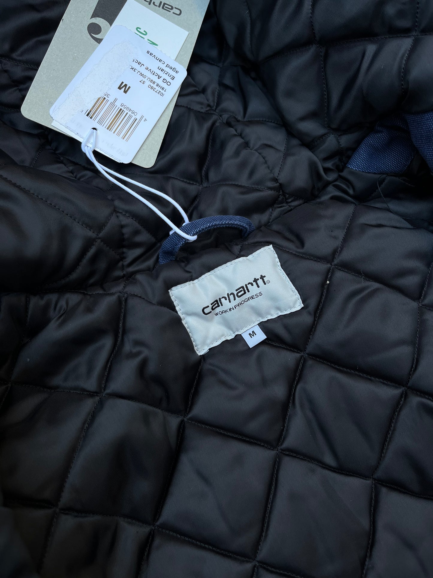 Carhartt Active Jacket Vinterjakke Brand New Navy M Medium