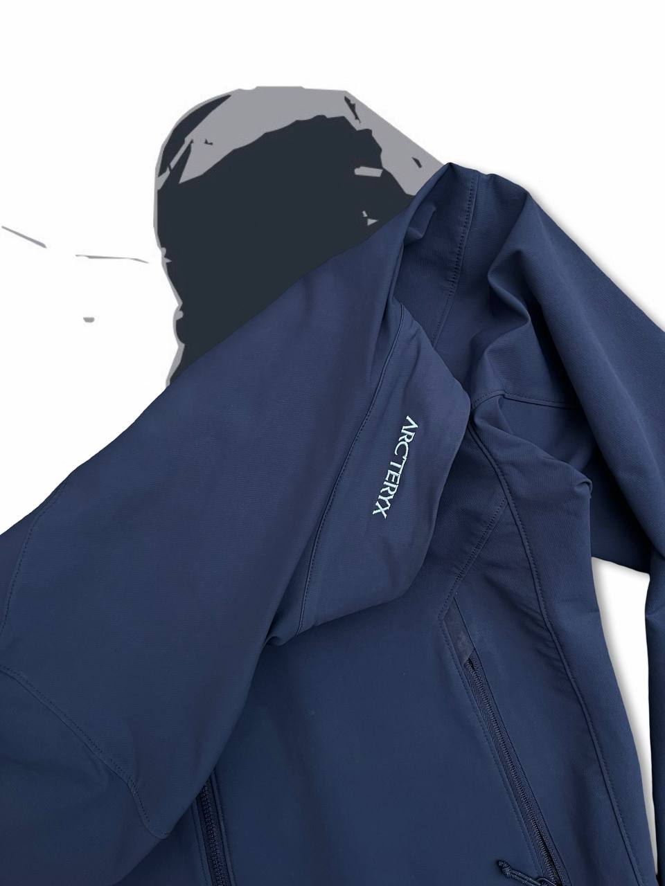 Brugt Used Arc’teryx Arcteryx Gamma Jacket M Softshell Windbreaker Vindbreaker i M medium Herre Mænd
