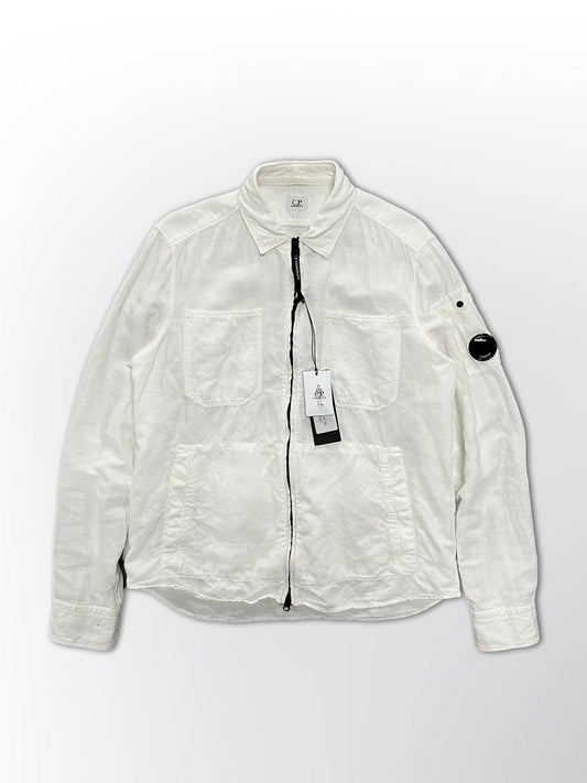 C.P.Company Overshirt Large Hvid Brugt som ny
