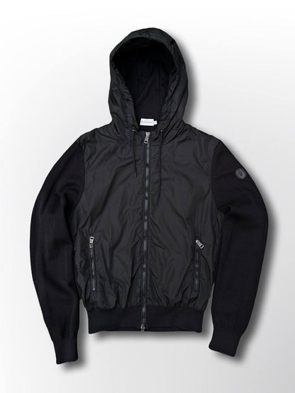 “Brugt Cardigan Moncler MAGLIONE TRICOT CARDIGAN i L Large i Sort Farve”