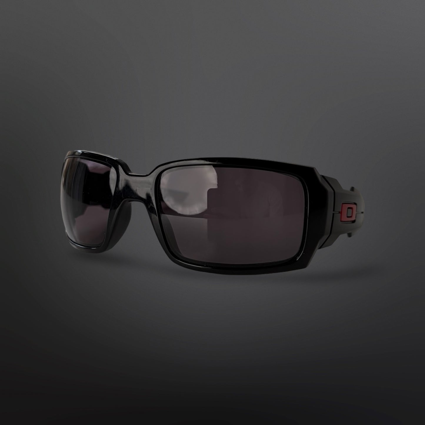 Oakley Oil Drum – Black/Red Icon (Vintage Y2K)