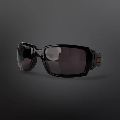 Oakley Oil Drum – Black/Red Icon (Vintage Y2K)