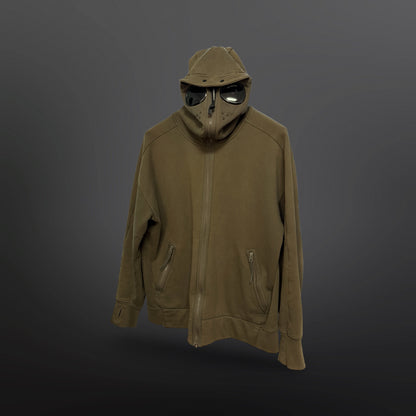 C.P. Company Goggle Zip Hoodie – Olive XL