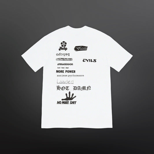 Supreme T-Shirt No More Shit Tee – White M Medium