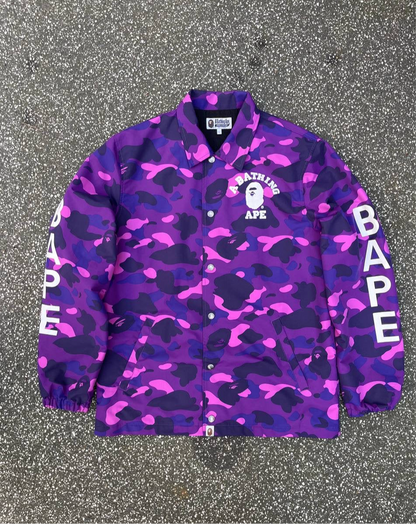 A Bathing Ape Bape Camo Jakke Coach L Large
