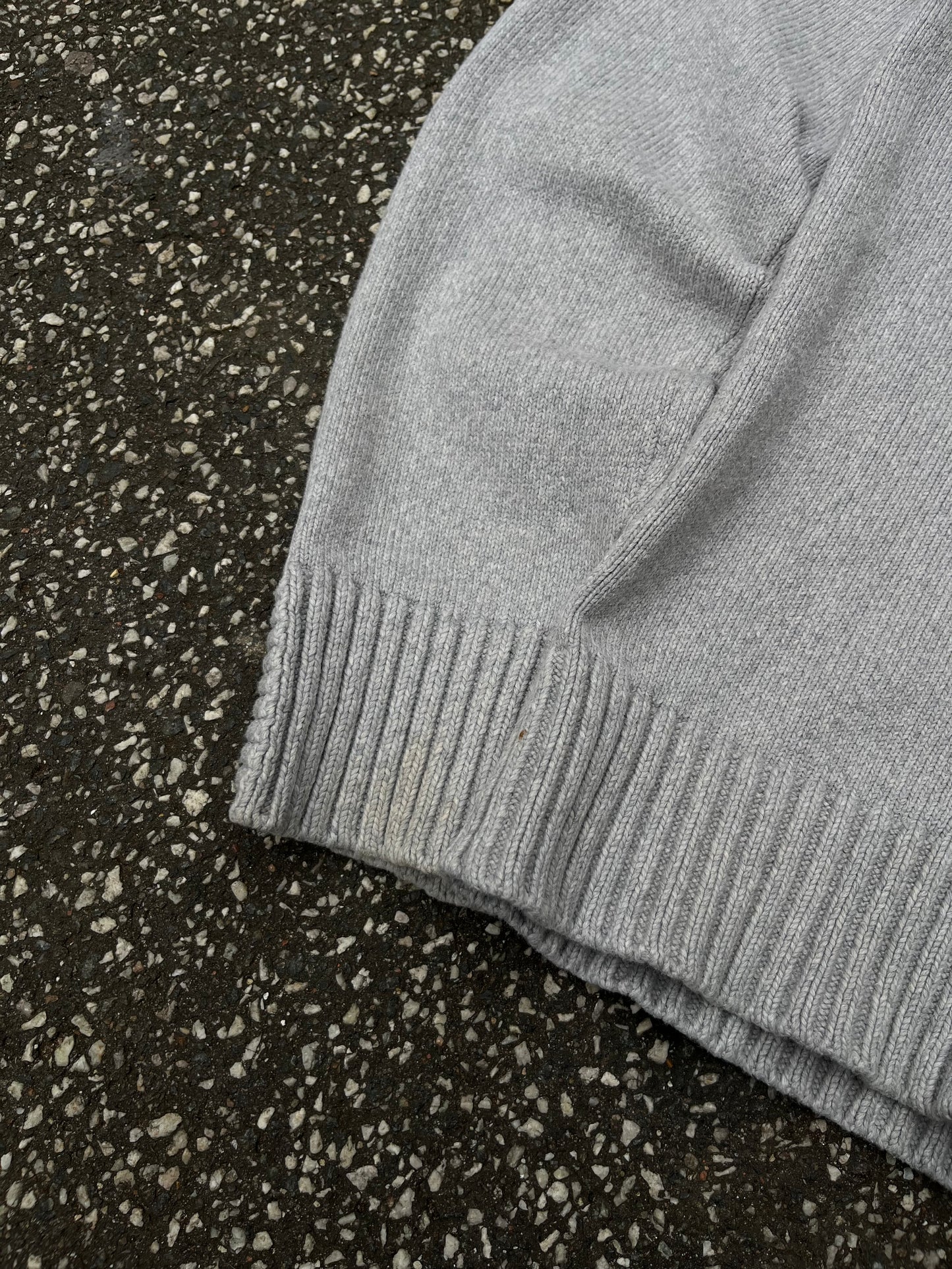 Stone Island Turtleneck Knit – Light Grey Str. L