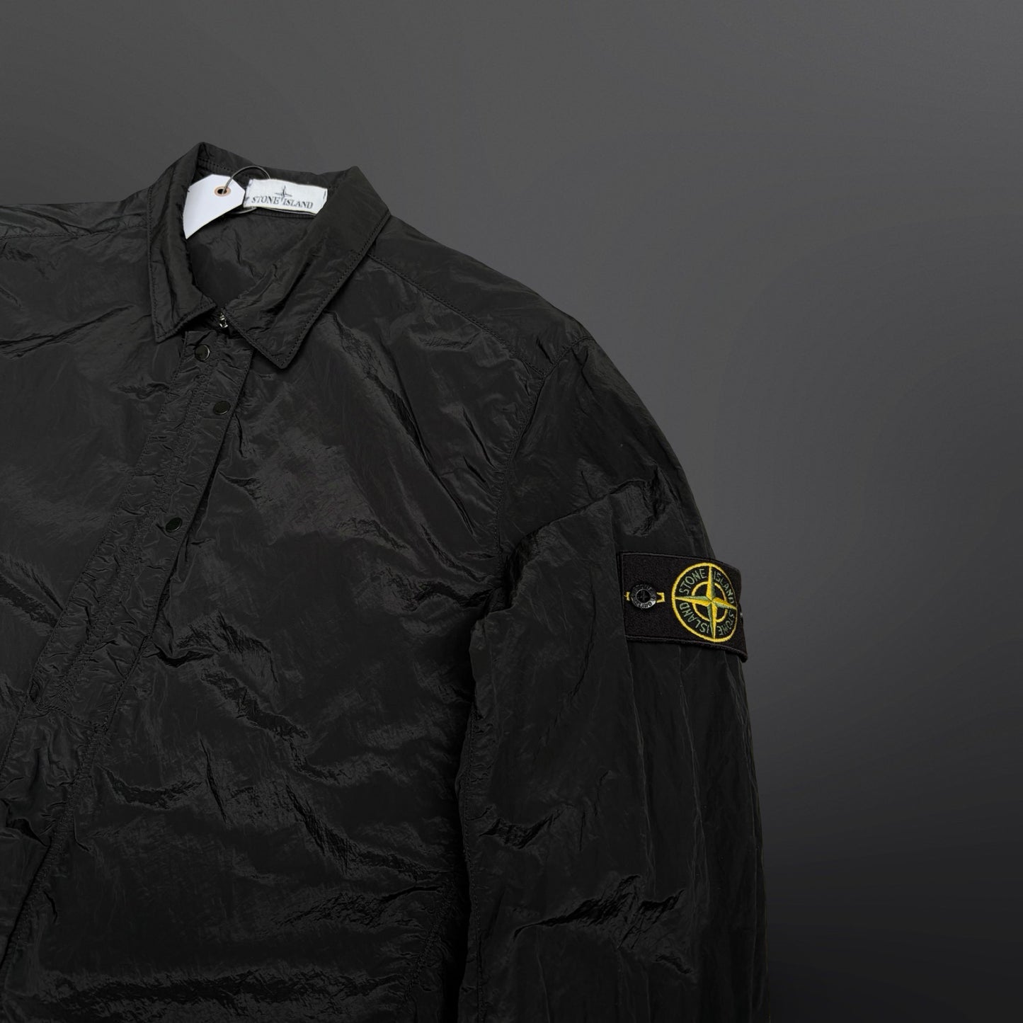 Stone Island Nylon Metal Overshirt – Sort (XL)
