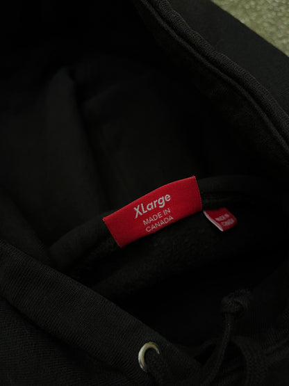 Supreme Cross Box Logo Hoodie – Sort Str. XL