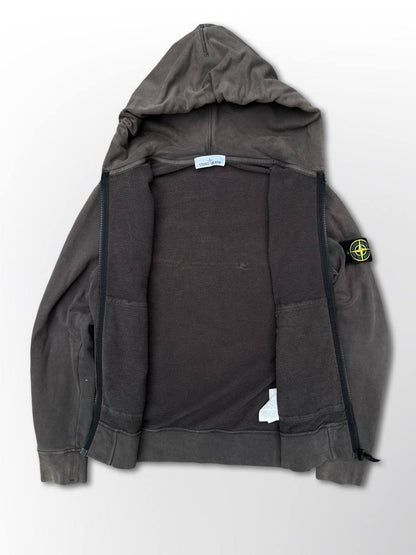 Stone Island Zip Up Hoodie Hættetrøje Medium herre Brugt