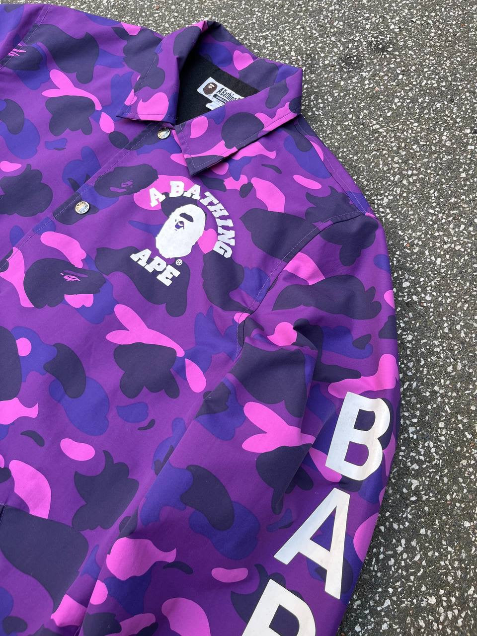 A Bathing Ape Bape Camo Jakke Coach L Large