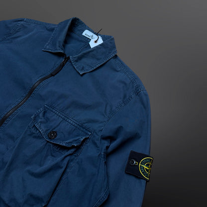 Stone Island Overshirt — Navy — Str. L 7215114WN