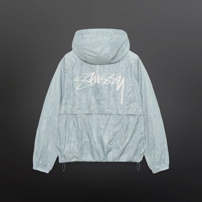 Stüssy Beach Wrinkled Nylon Shell – Slate (XL)