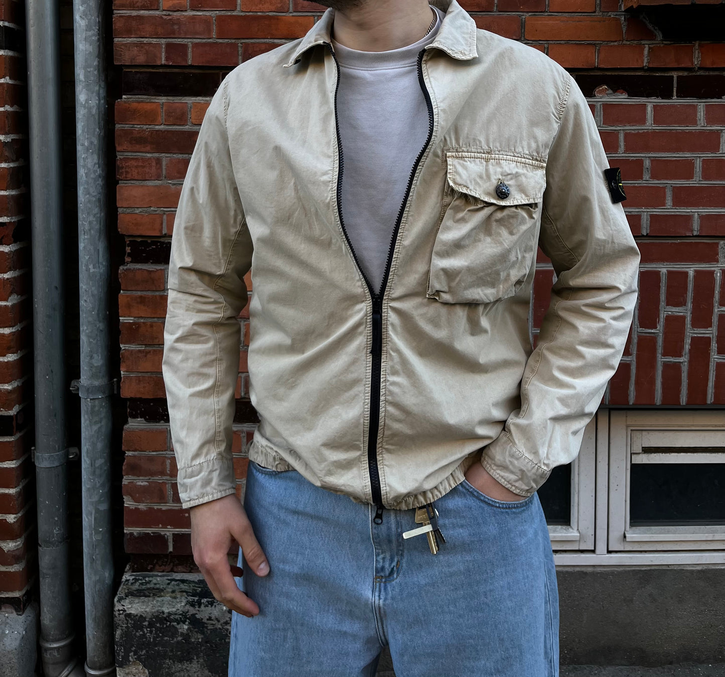 Stone Island Overshirt Skjorte Beige XL
