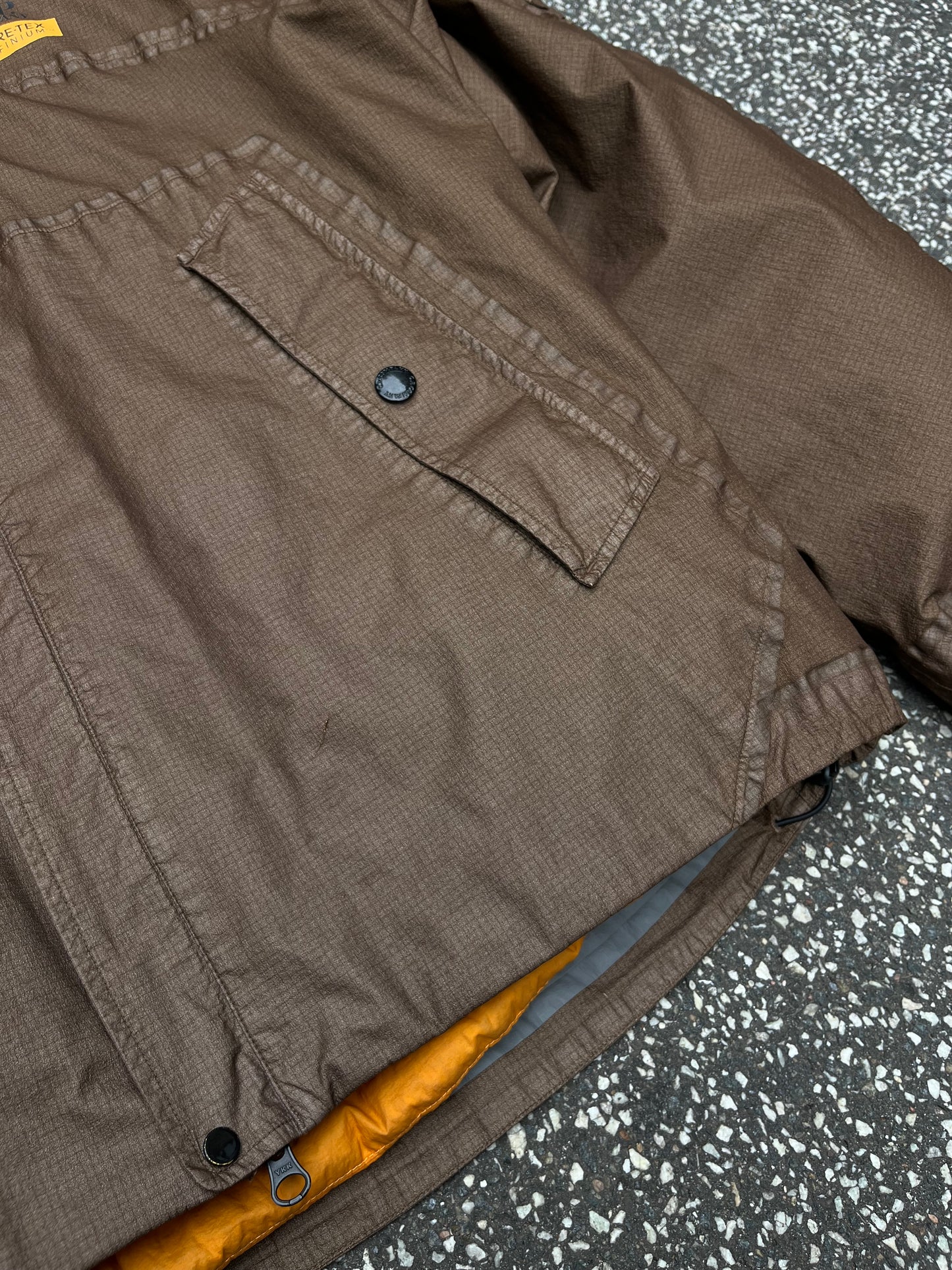 C.P. Company G-Type Gore-Tex Infinium 2-in-1 Jacket Brown Orange, Str. 50