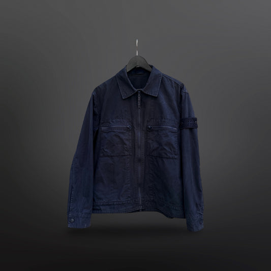 Stone Island O-Ventile Ghost Piece Jacket – Navy – Str. M