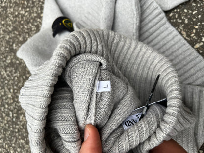 Stone Island Turtleneck Knit – Light Grey Str. L