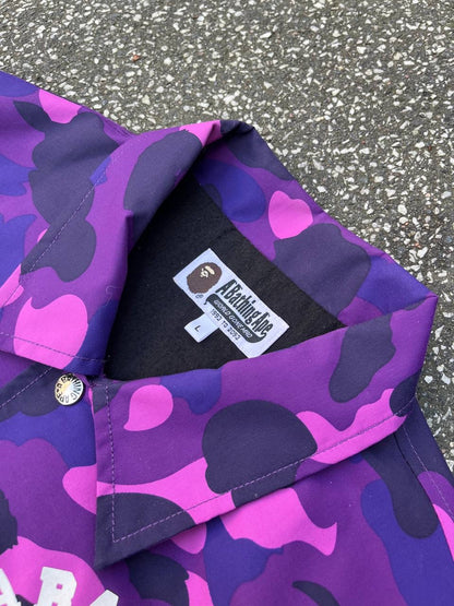 A Bathing Ape Bape Camo Jakke Coach L Large
