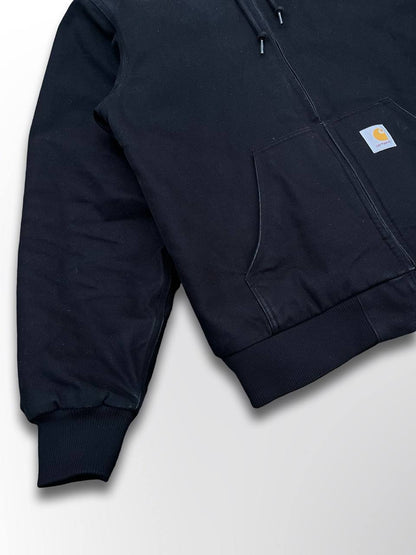 Brugt Carhartt Active Jacket Vinterjakke i sort farve med 3M fleece insulation L large Herre