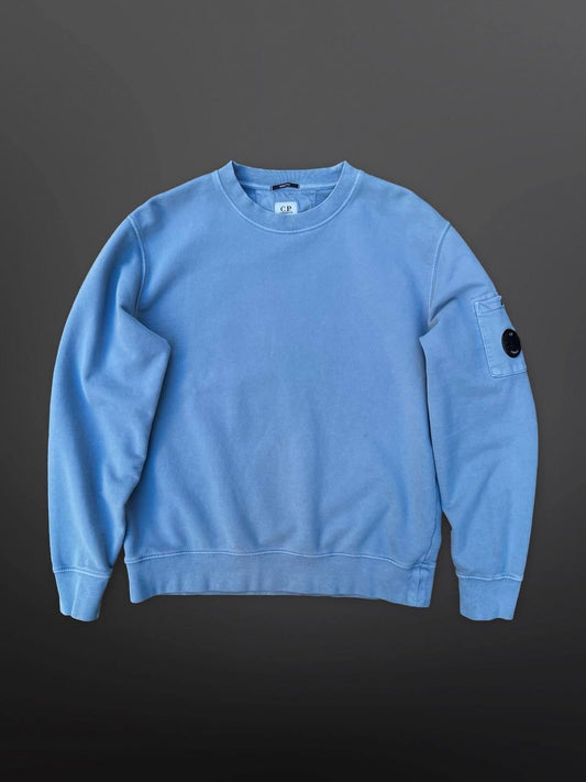 C.P.Company Sweatshirt Resist Dyed i Himmelblå XL