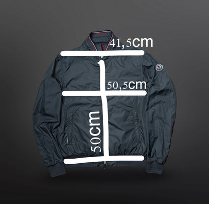Moncler Vindjakke / Windbreaker – Grå (Str. 1 / fits S)