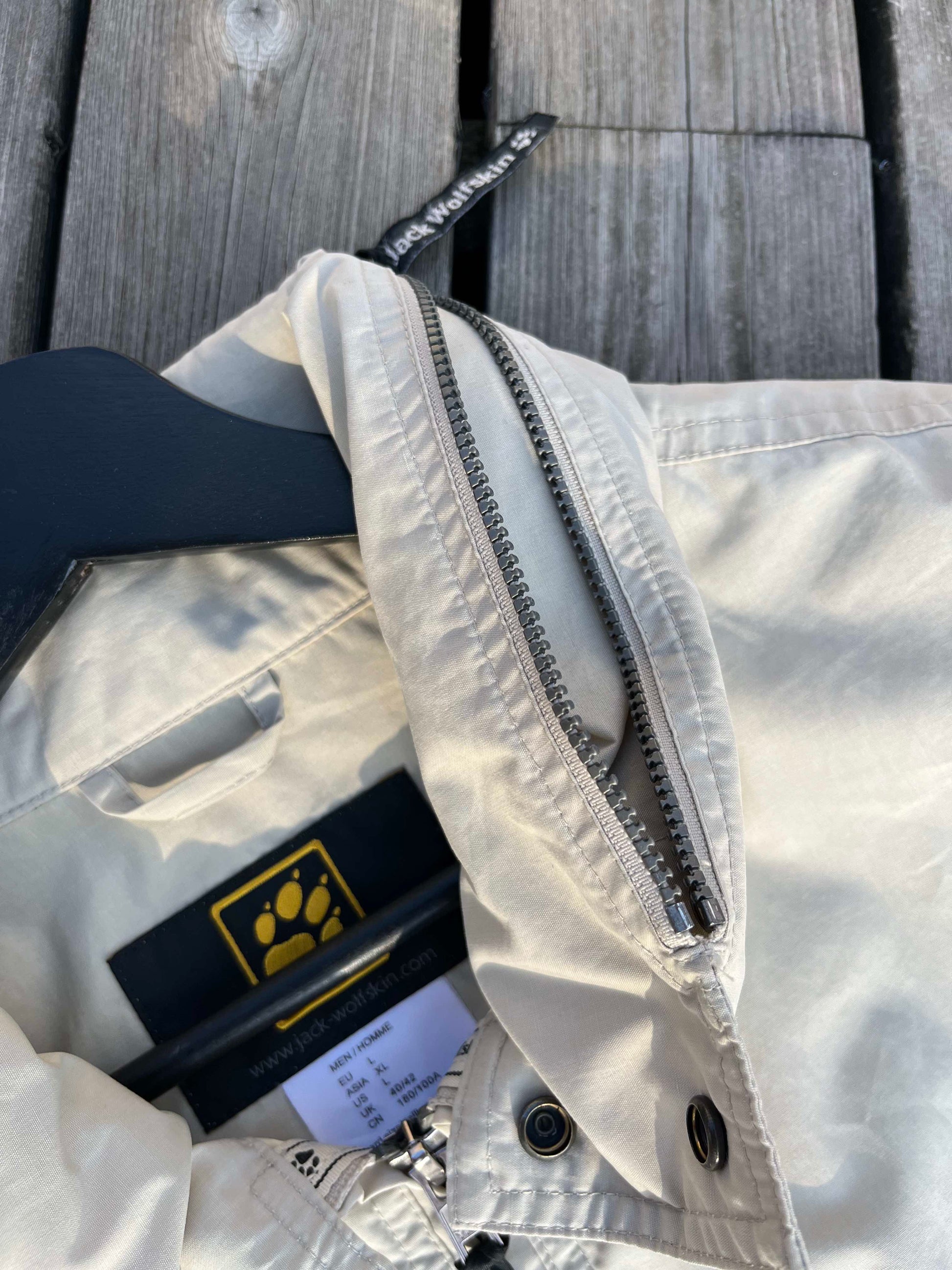 Vindjakke / sommerjakke Jack wolfskin Harrington jacket L large - supersaelger