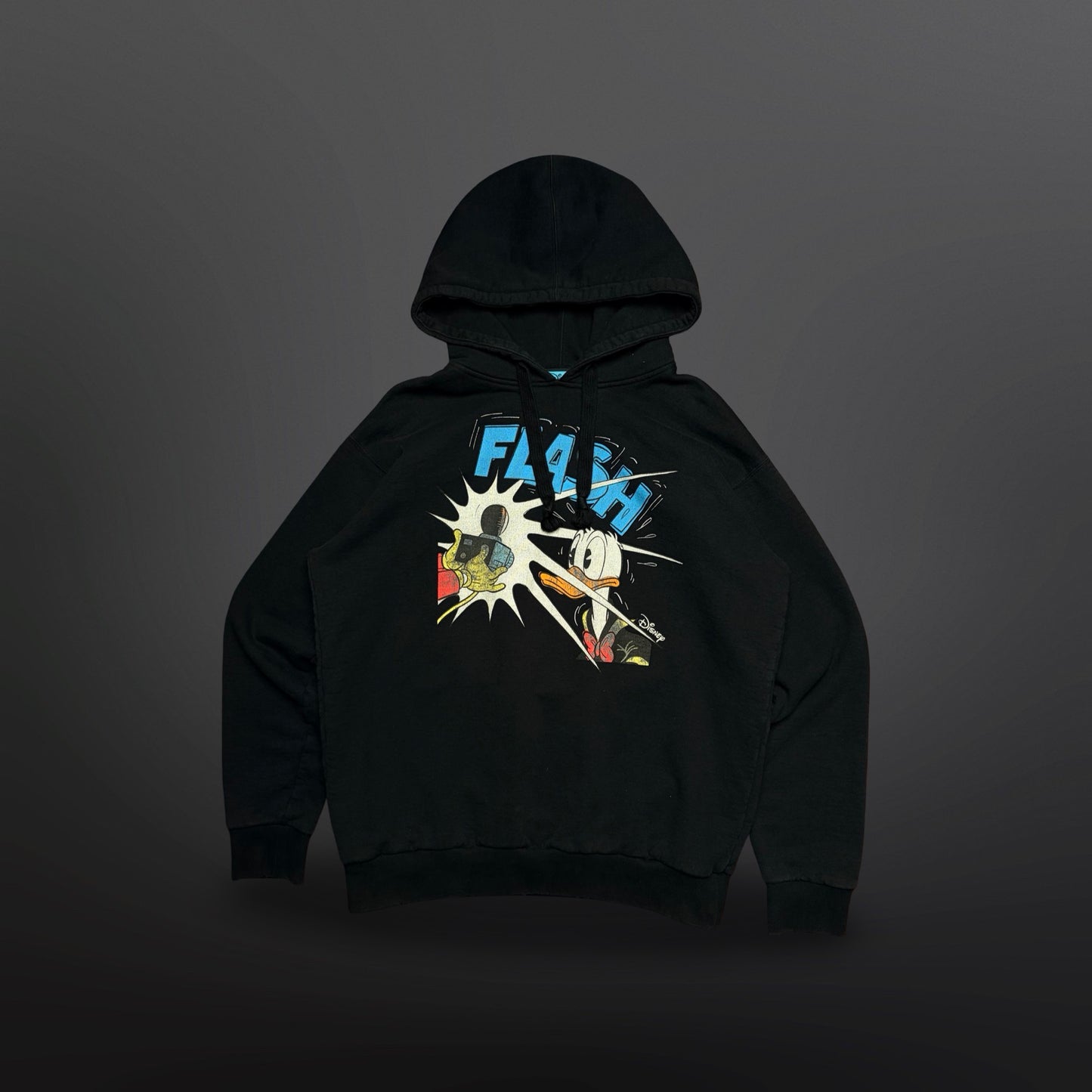 Gucci x Disney Donald Duck “Flash” Hoodie – Black – Size S