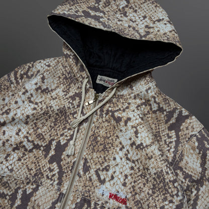 Stüssy Python Hooded Zip Jacket – Large