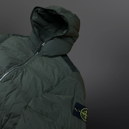 Stone Island Seamless Tunnel Nylon Down Jacket – Grøn – Str. XL