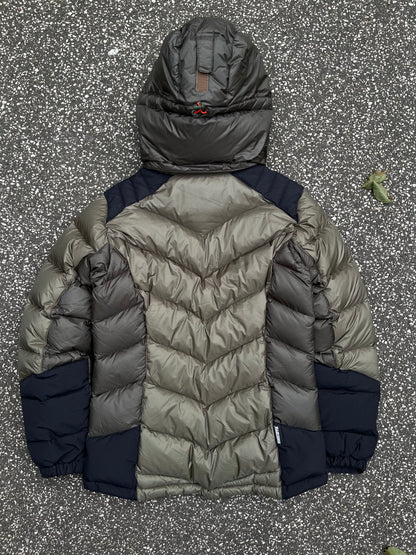 Montbell EX 800 Women’s Down Jacket Olive Red Str. 95 M Medium