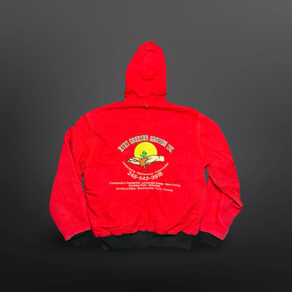 Carhartt Vintage Workwear Hooded Jacket Red – Medium