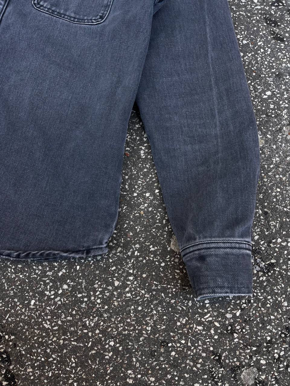 Carhartt WIP Denim skjorte Overshirt i grå Salinac Shirt Medium men’s