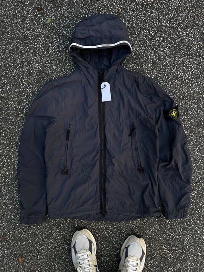 Stone Island Skin Touch Nylon Jakke Sommerjakke M Medium Grå Grey