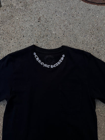 Chrome Hearts Black Pocket T-Shirt – Small