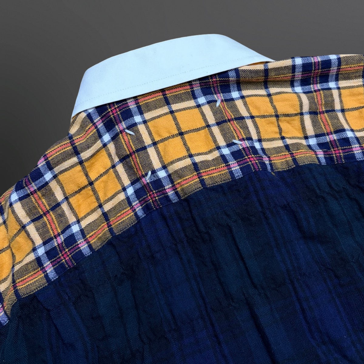 Maison Margiela Patchwork Check Shirt – Size 40 / XS–S Dame