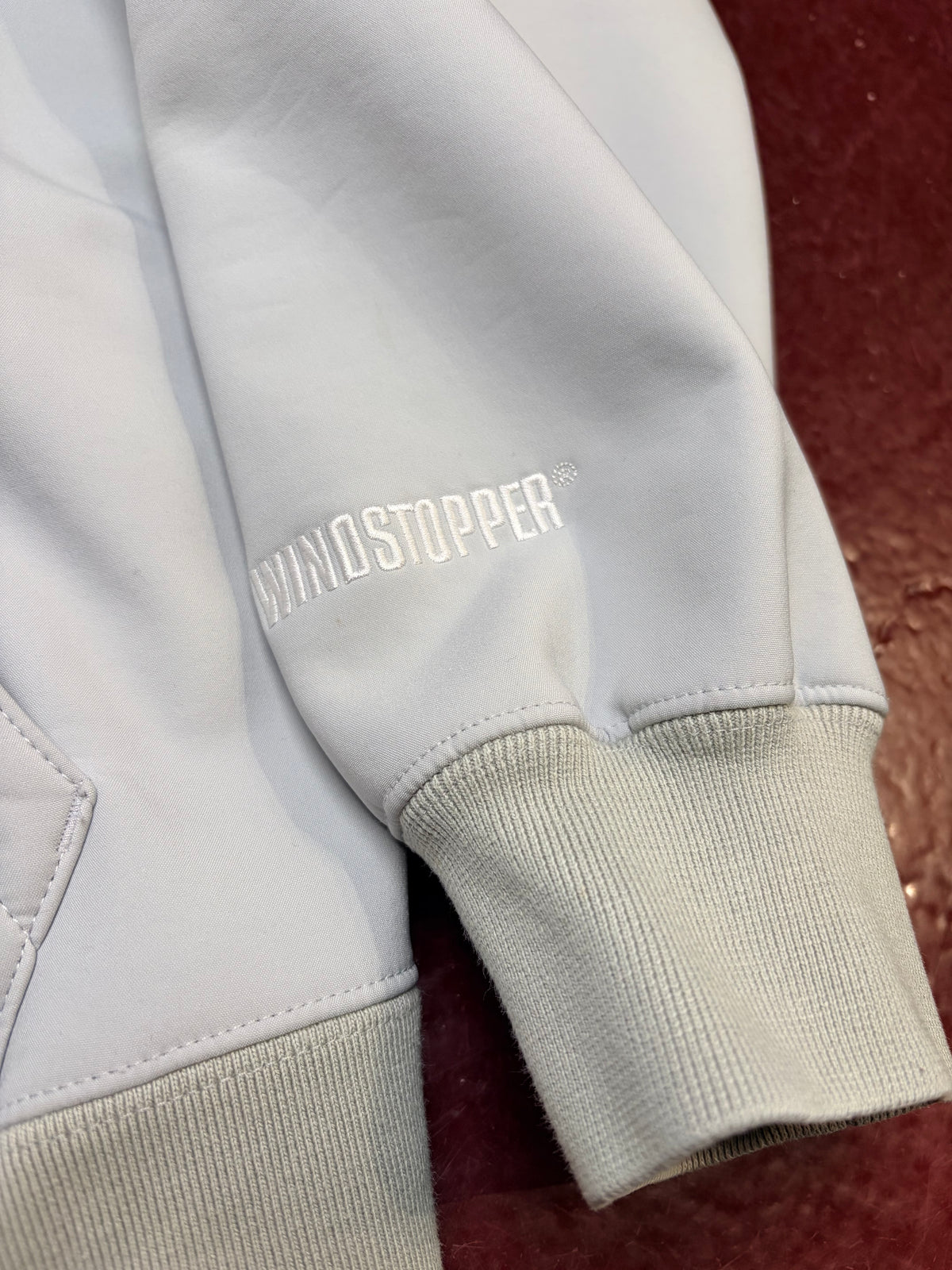 Supreme Windstopper Zip Hoodie – Light Grey – Small