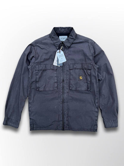 Carhartt Kenard Shirt Overshirt Grå Skjorte Carhartt WIP Helt Ny og Ubrugt XS herre
