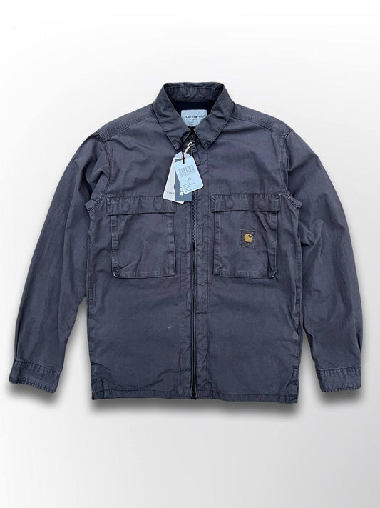 Carhartt Kenard Shirt Overshirt Grå Skjorte Carhartt WIP Helt Ny og Ubrugt XS herre