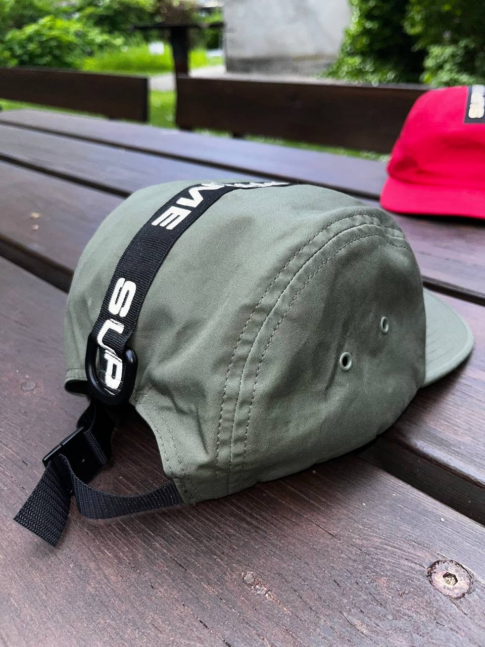 Supreme Cap Kasket Reflective One Size Khaki Grøn Green